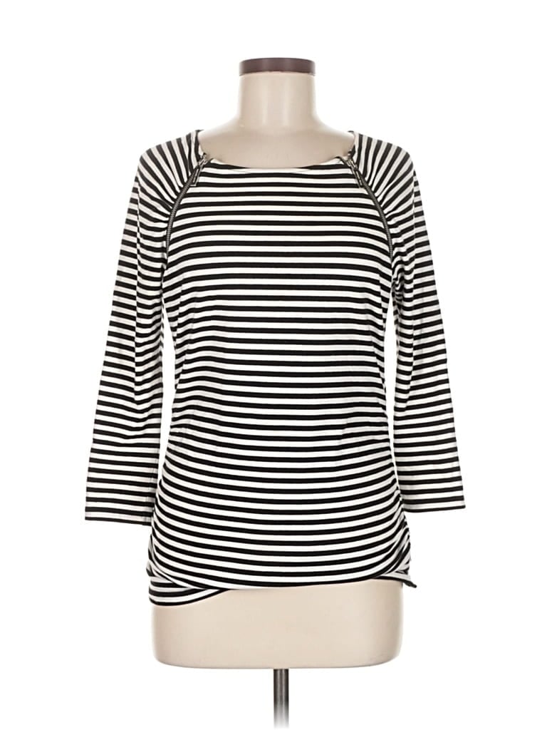 Pre-owned Michael Michael Kors 3/4 Sleeve T-shirt In White