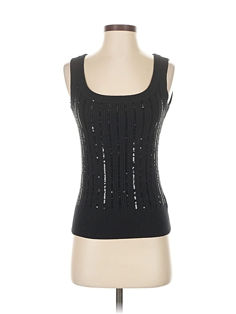MICHAEL MICHAEL KORS Pre-owned Sleeveless Top Black Scoop Neck Tops