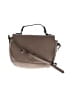 Merona Solid Gray Tan Satchel One size - photo 1
