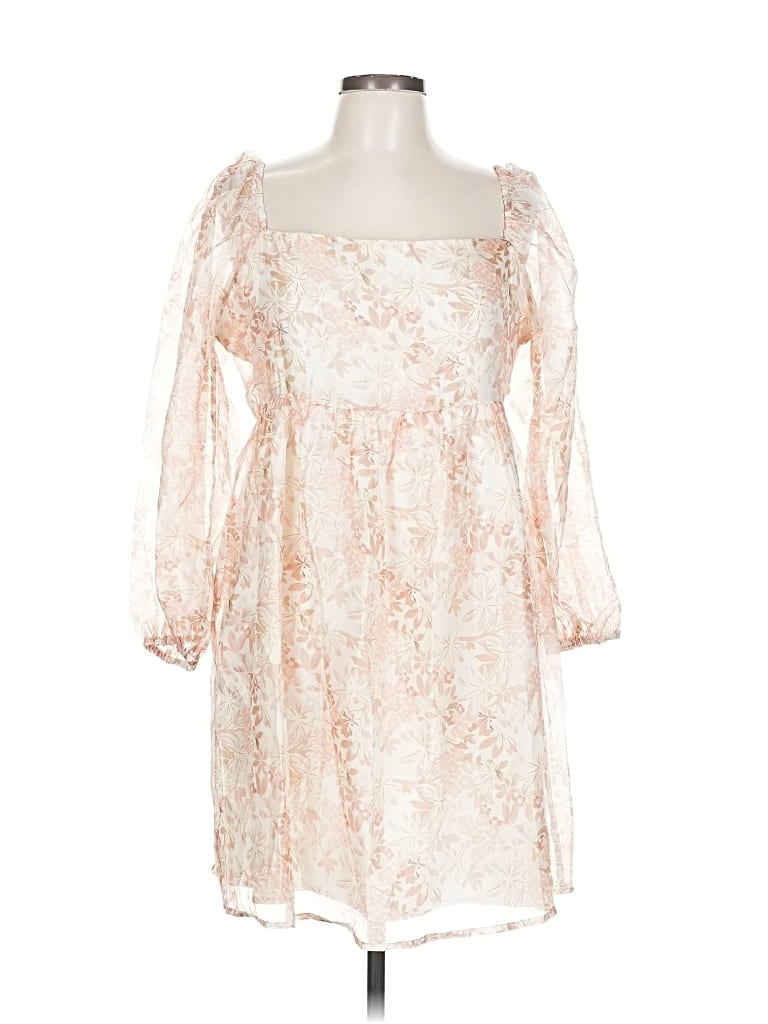 Pre-owned Pink Lily Cocktail Dress In White