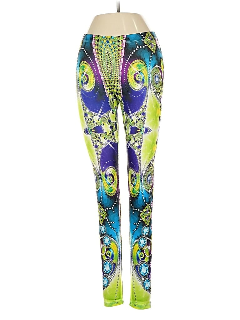 Pre-owned Assorted Brands Leggings In Blue