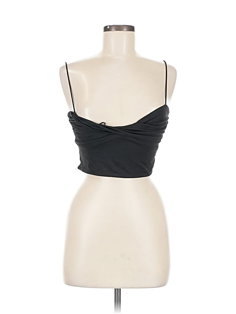 Pre-owned Lovers & Friends Sleeveless Top Black Sweetheart Neckline Tops