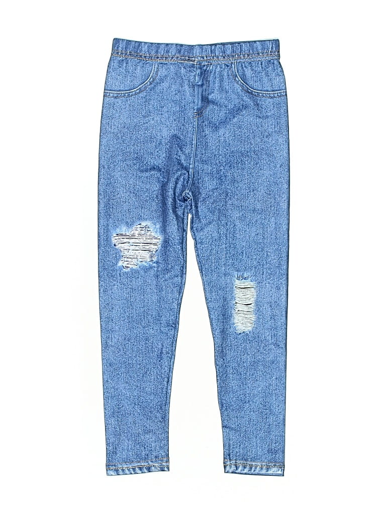 SHEIN Pre-owned Kids' Jeans In Blue