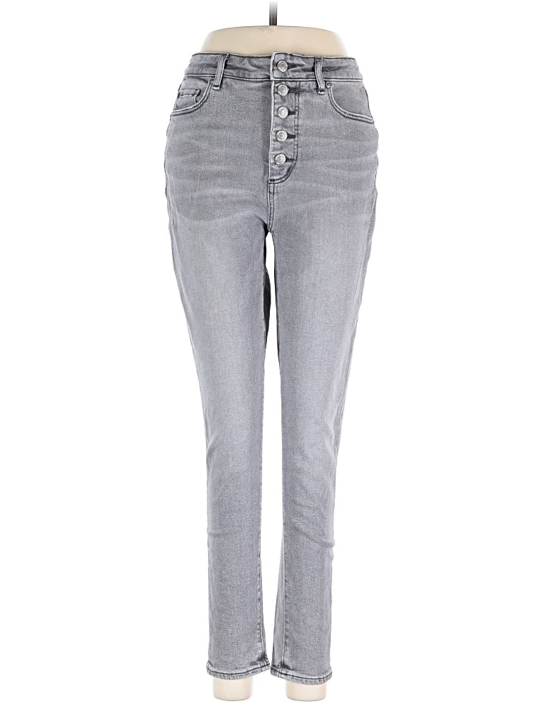 Pre-owned Ann Taylor Loft Jeans In Gray
