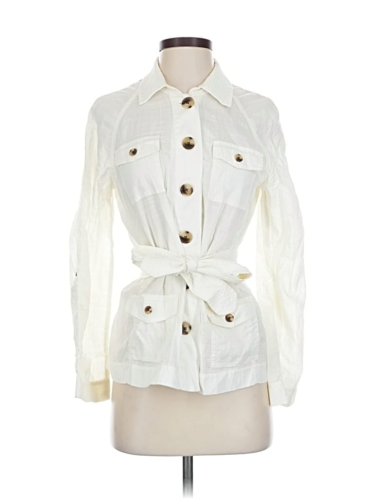 Pre-owned Isaac Mizrahi For Target Jacket In White