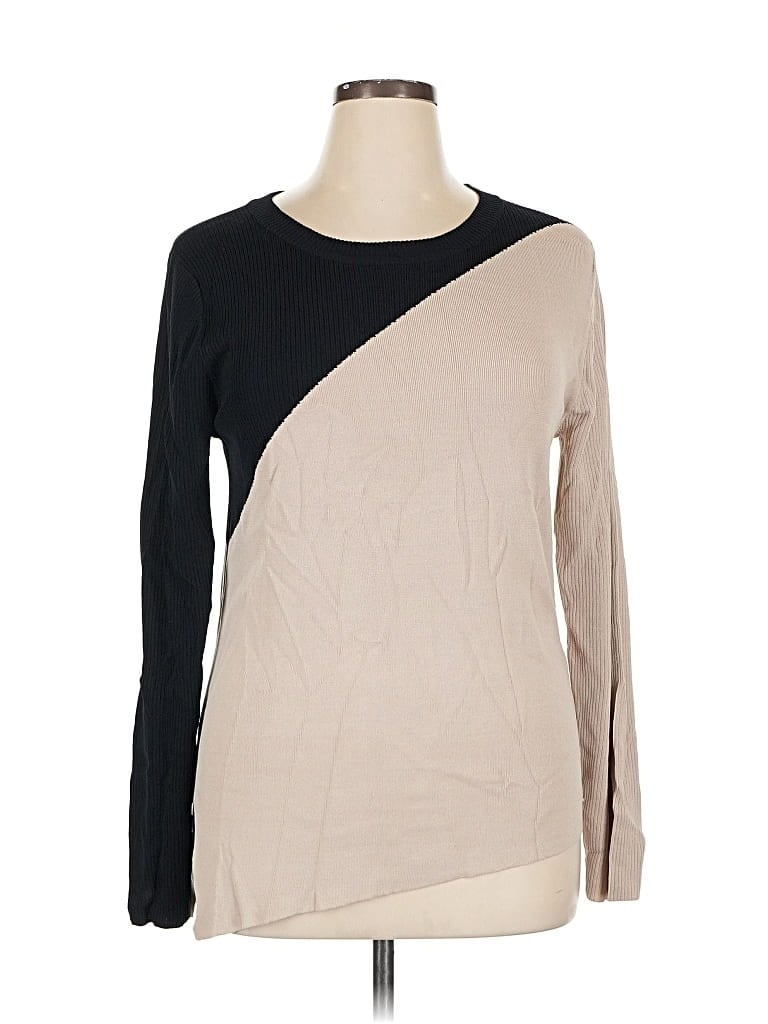 Pre-owned Dkny Pullover Sweater In Brown