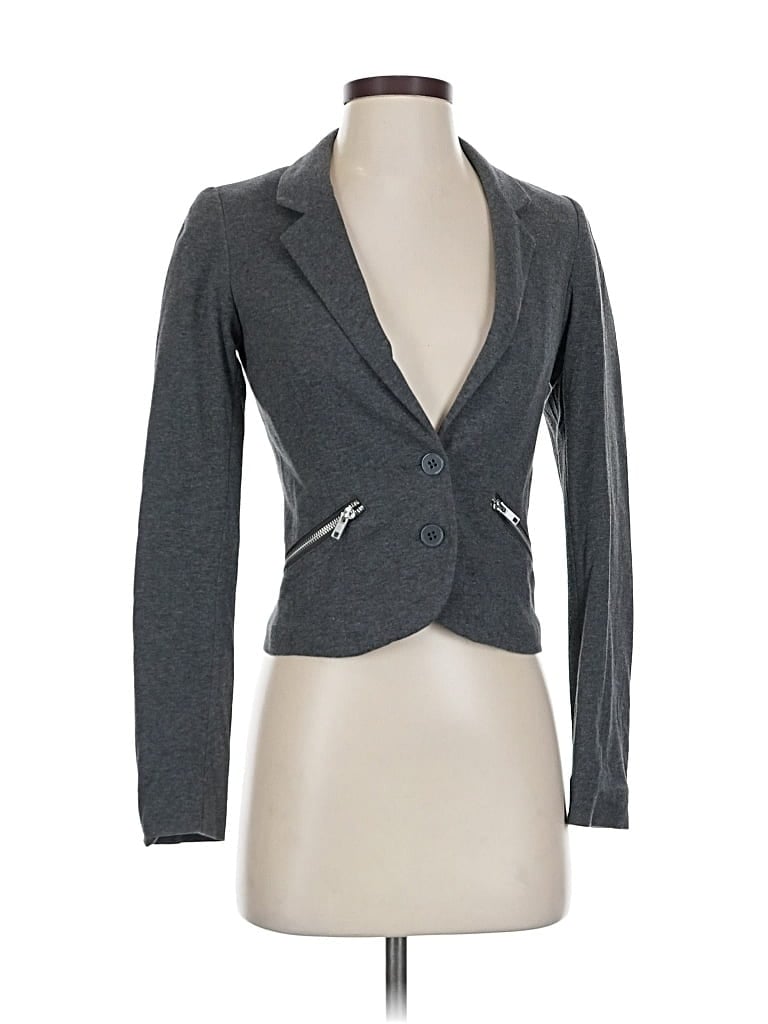 Pre-owned Divided By H&m Blazer Jacket In Gray