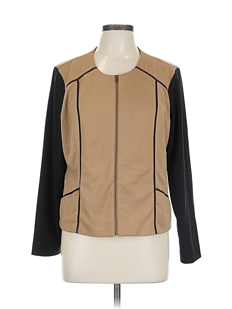 Pre-owned Christopher & Banks Jacket In Brown