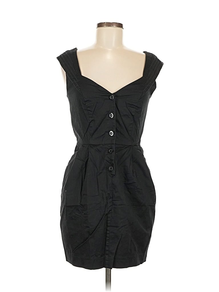 Pre-owned Miss Selfridge Casual Dress In Black