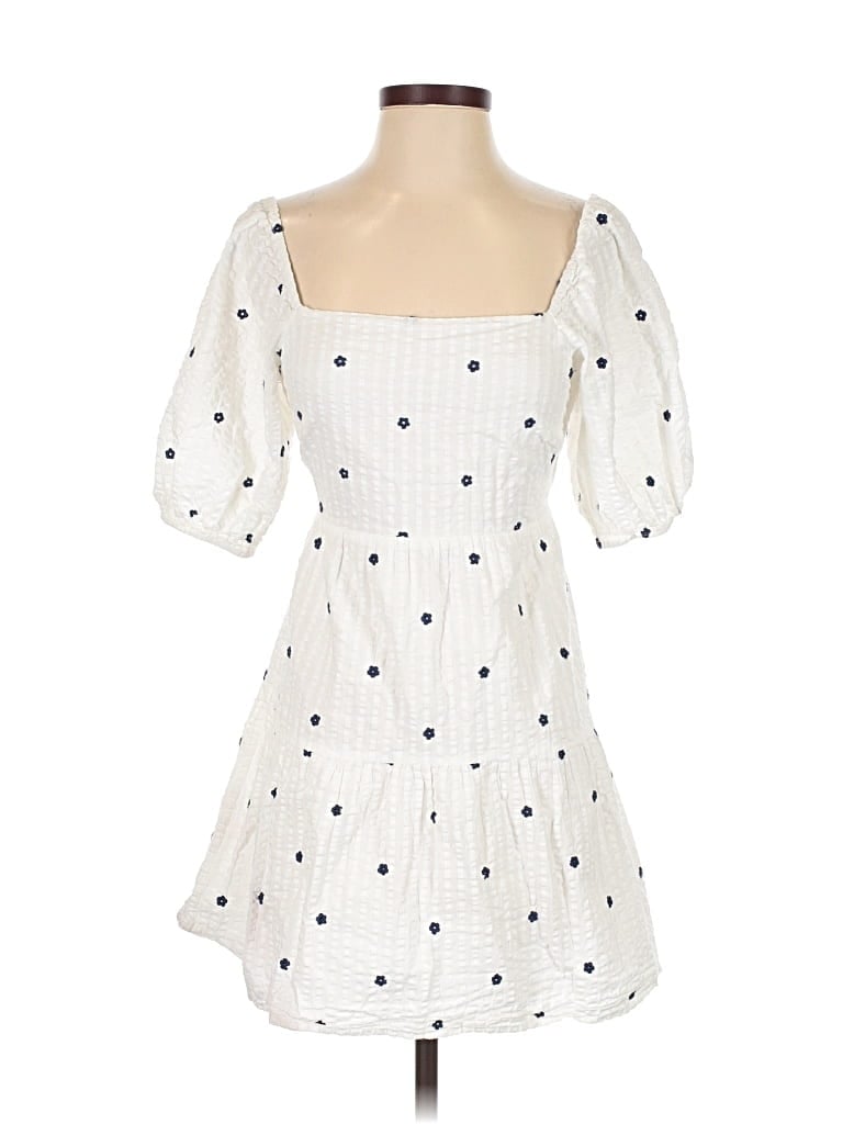 Pre-owned Rails Casual Dress In White