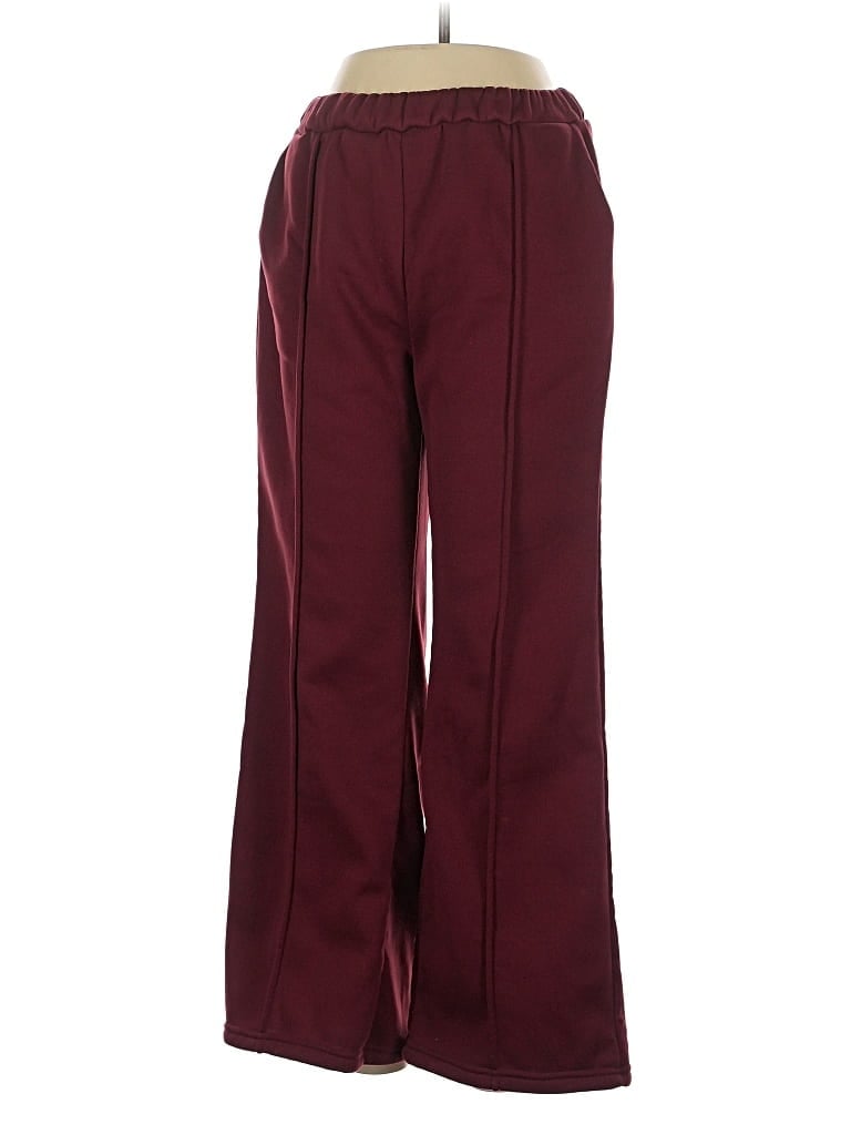 UNBRANDED Pre-owned Dress Pants In Burgundy