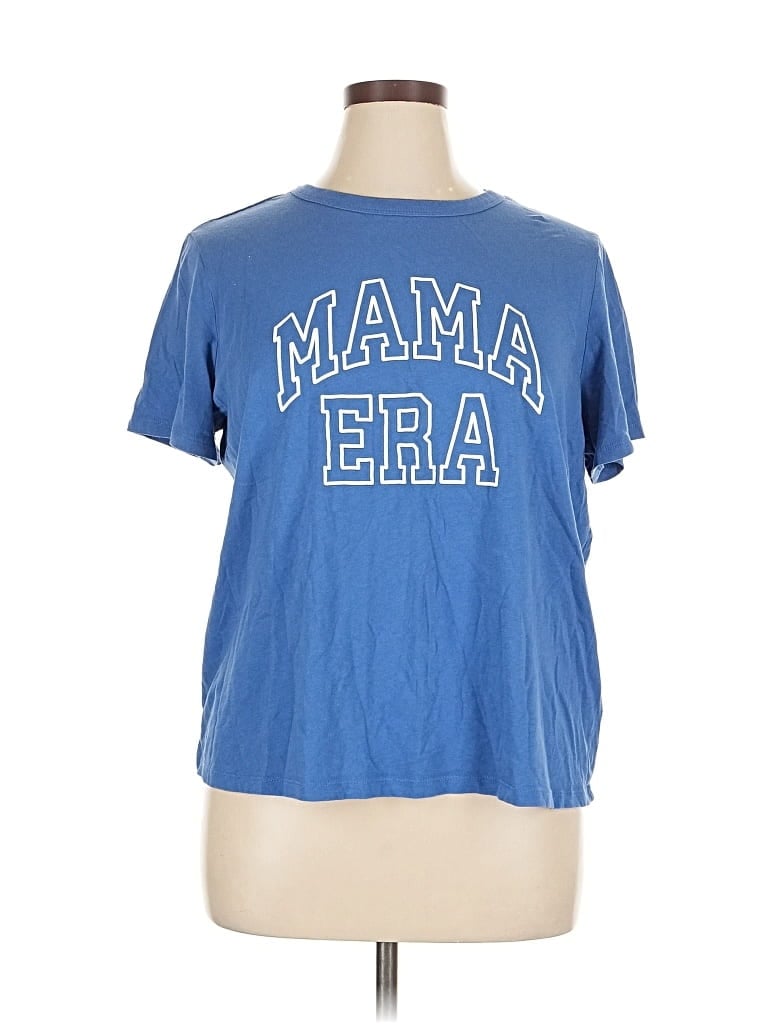 Pre-owned Old Navy Short Sleeve T-shirt In Blue