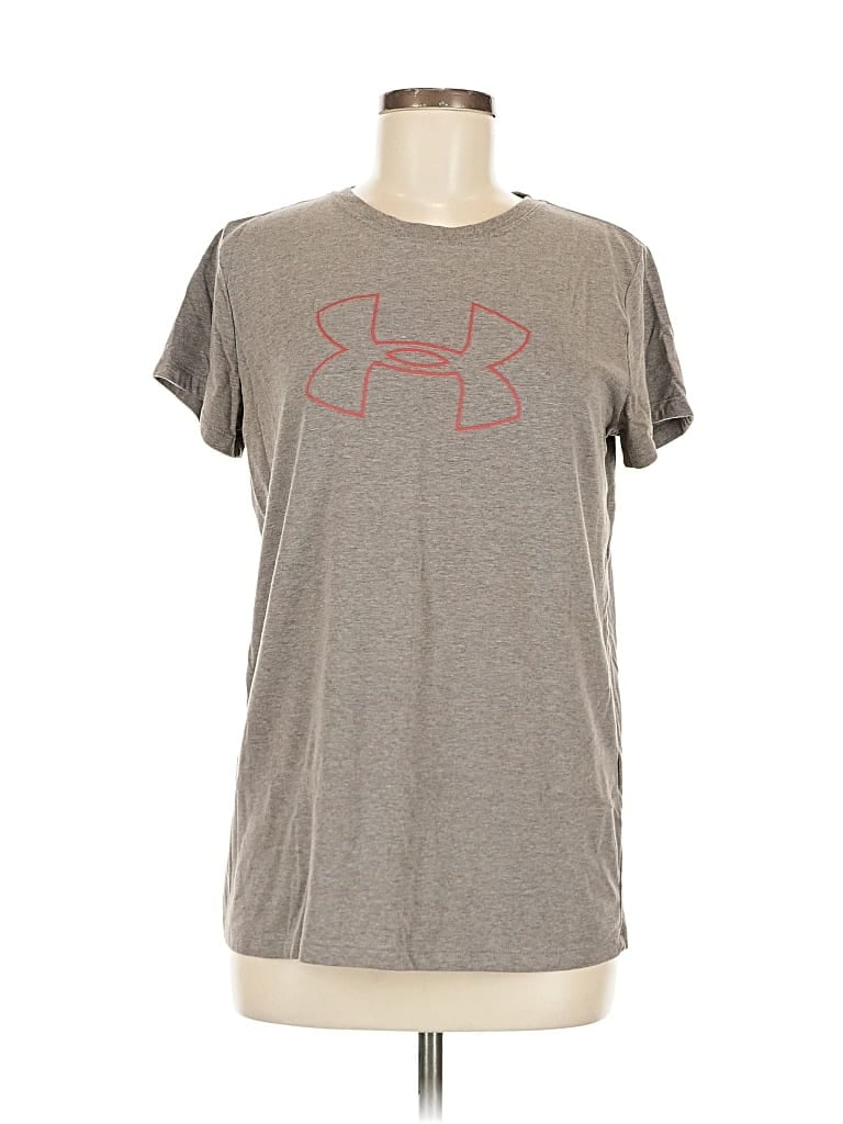 Pre-owned Under Armour Active T-shirt In Gray