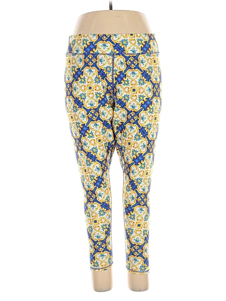 Pre-owned Terez Leggings In Blue