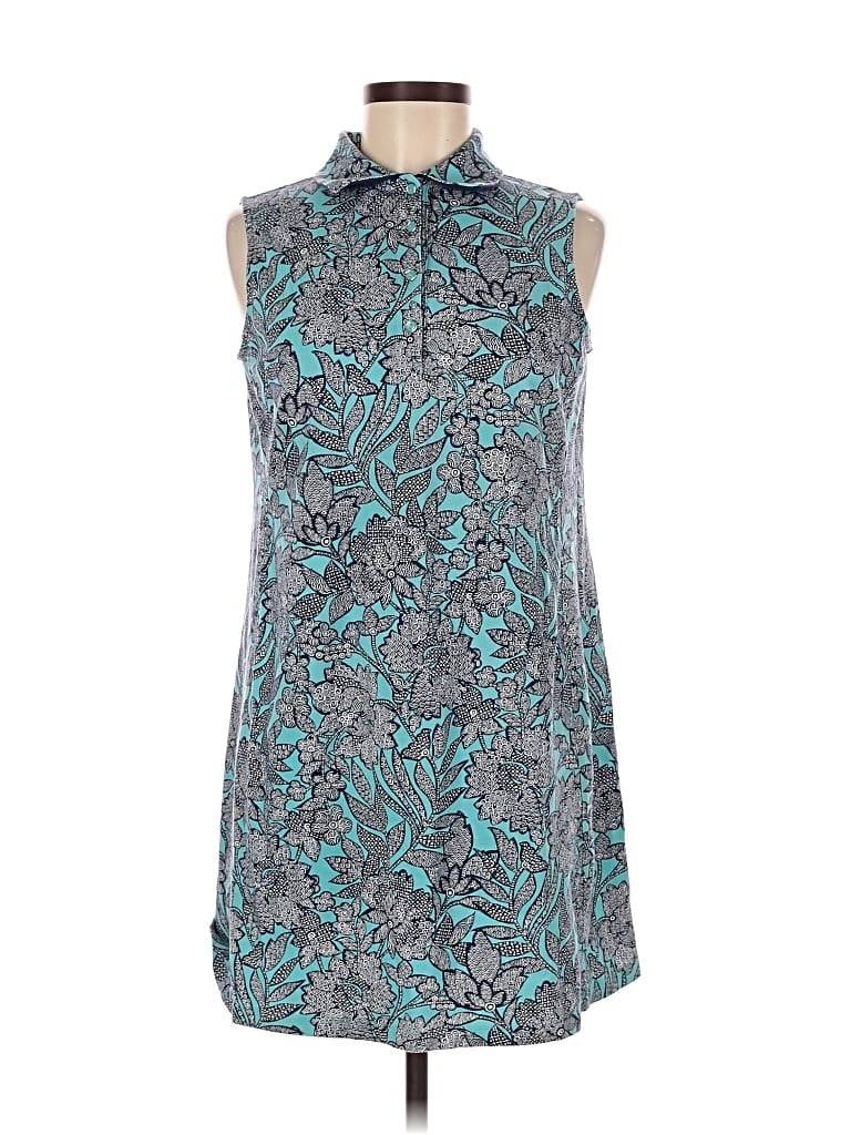 Pre-owned Lands' End Casual Dress In Blue