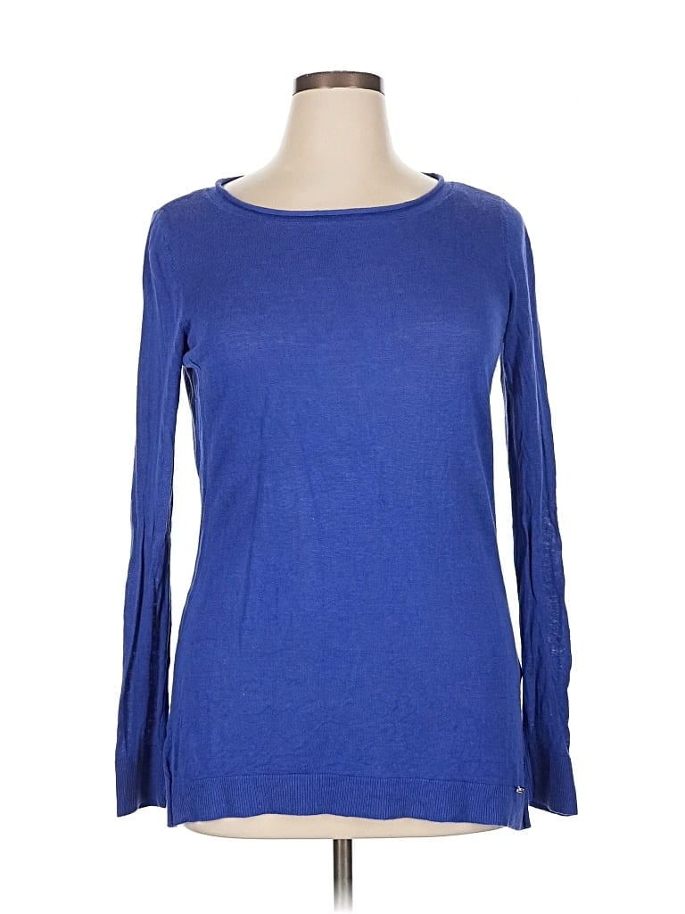 MICHAEL MICHAEL KORS Pre-owned Long Sleeve Top Blue Boatneck Tops