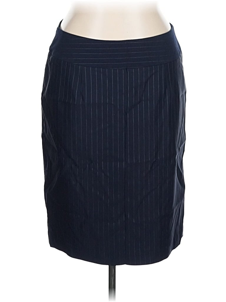 Pre-owned Lane Bryant Formal Skirt In Blue