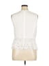 1.State 100% Polyester White Sleeveless Blouse Size XL - photo 2