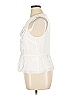 1.State 100% Polyester White Sleeveless Blouse Size XL - photo 5