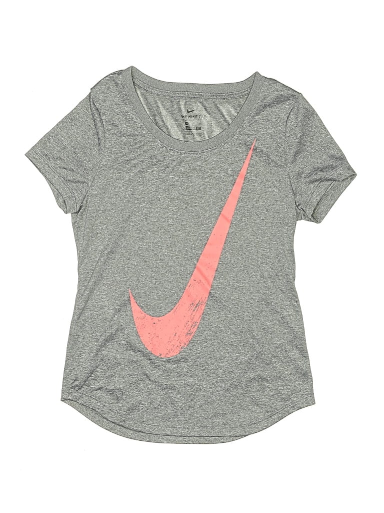 Pre-owned Nike Kids' Short Sleeve T-shirt In Gray