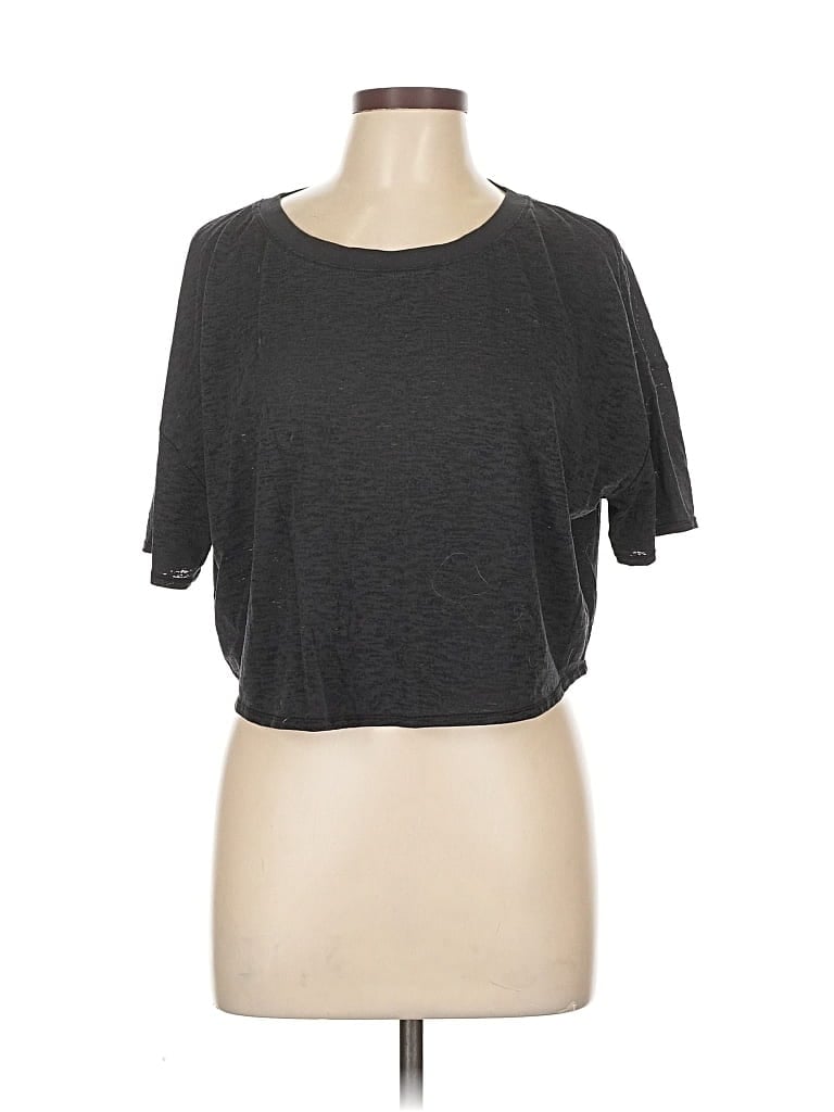 Pre-owned Lululemon Athletica Short Sleeve T-shirt In Gray