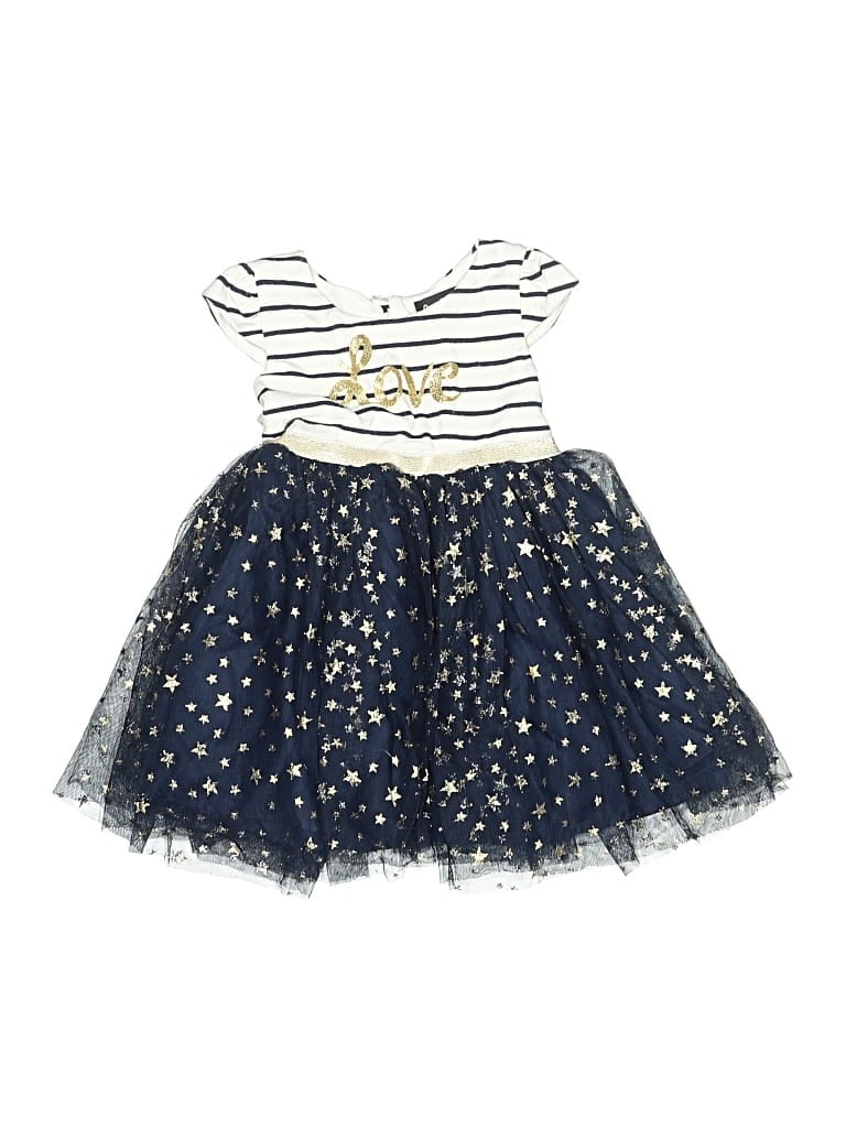 Pre-owned Lilt Kids' Dress In Blue