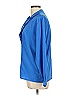 Cacharel 100% Polyester Blue Long Sleeve Blouse Size 10 - photo 5