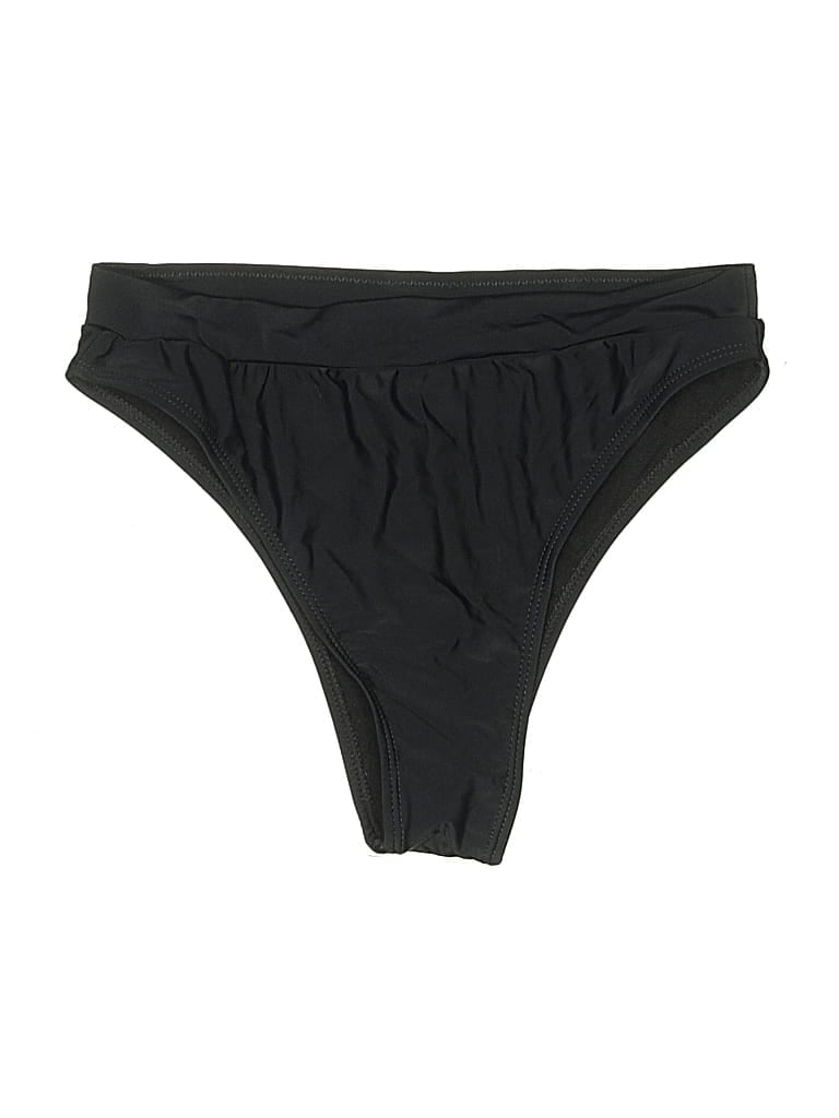 Pre-owned Unbranded Swimsuit Bottoms In Black