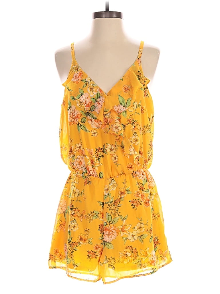 BCX Pre-owned Romper In Yellow