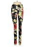 Nylon Apparel Floral Black Leggings Size S - photo 1