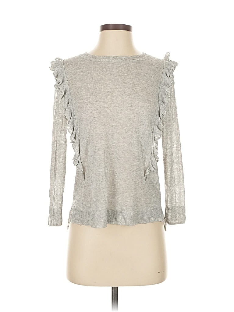 Click to view more detailed imagery on our partner's website Pre-owned Vince Cardigan Sweater In Silver