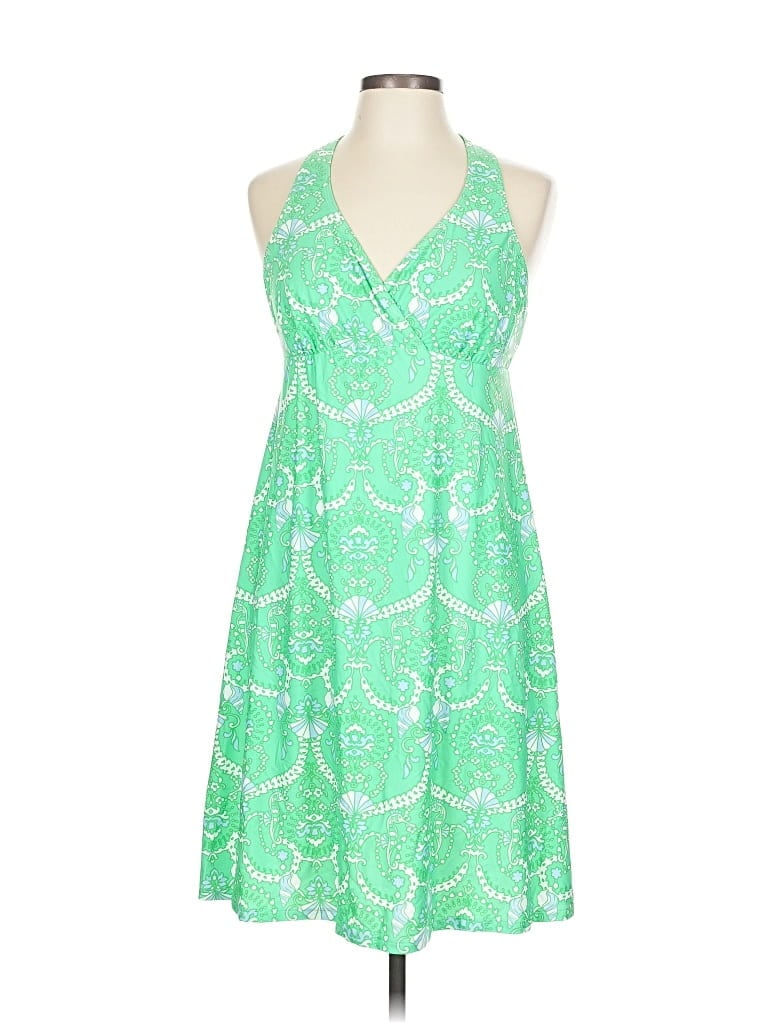 Pre-owned Assorted Brands Casual Dress In Green