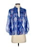 Dolce Vita 100% Polyester Blue 3/4 Sleeve Blouse Size XS - photo 1