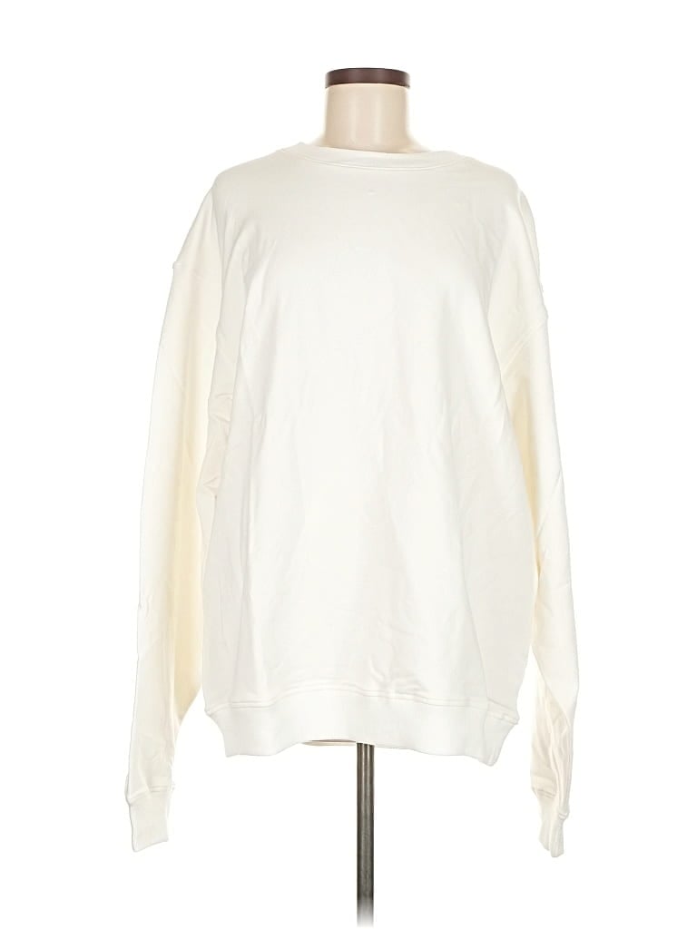 2 To 5 Designs Sweatshirt In White