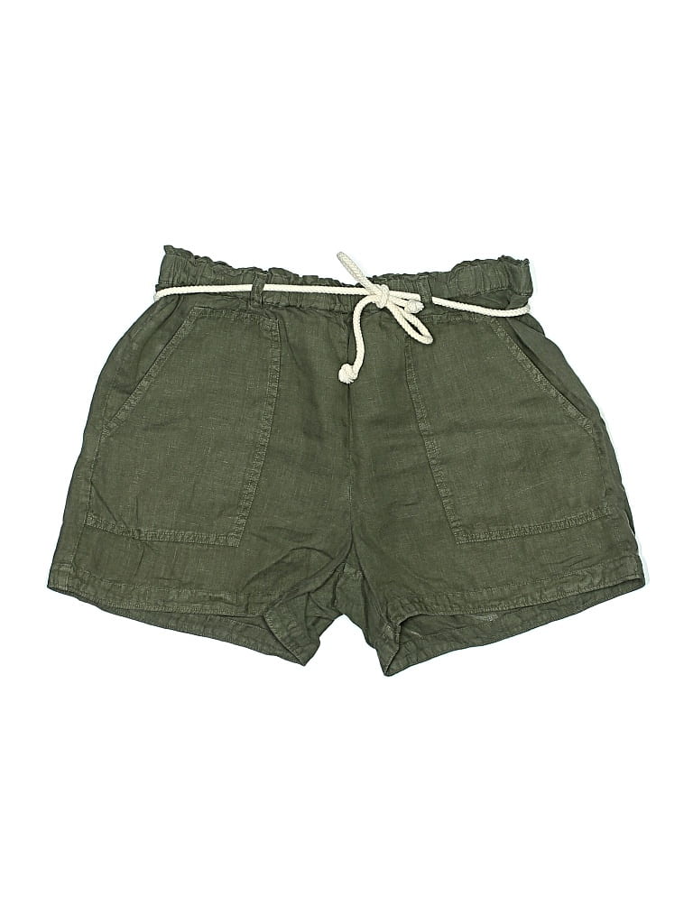 Pre-owned Lou & Grey Khaki Shorts In Green