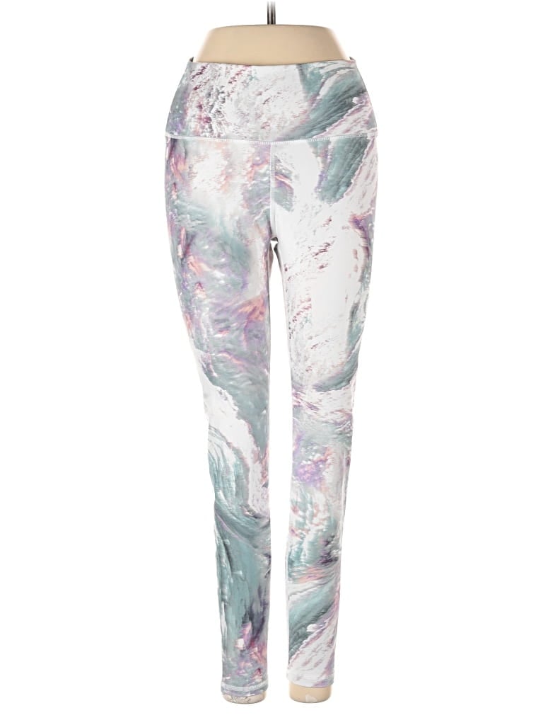 Pre-owned Fabletics Active Pants In Silver