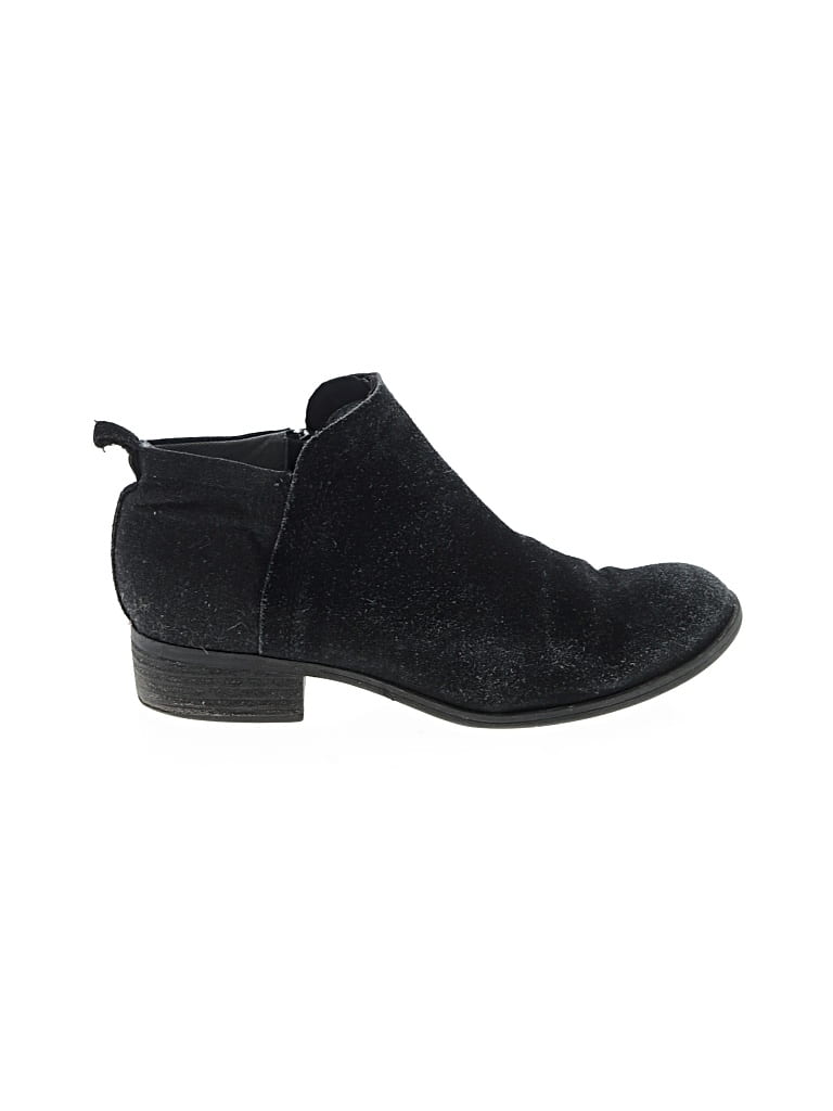 Pre-owned Toms Ankle Boots In Black