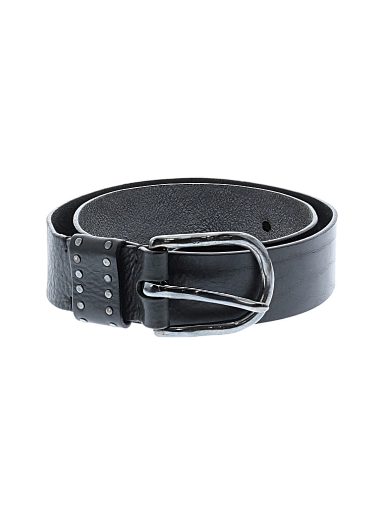 Pre-owned Uno De 50 Leather Belt In Black