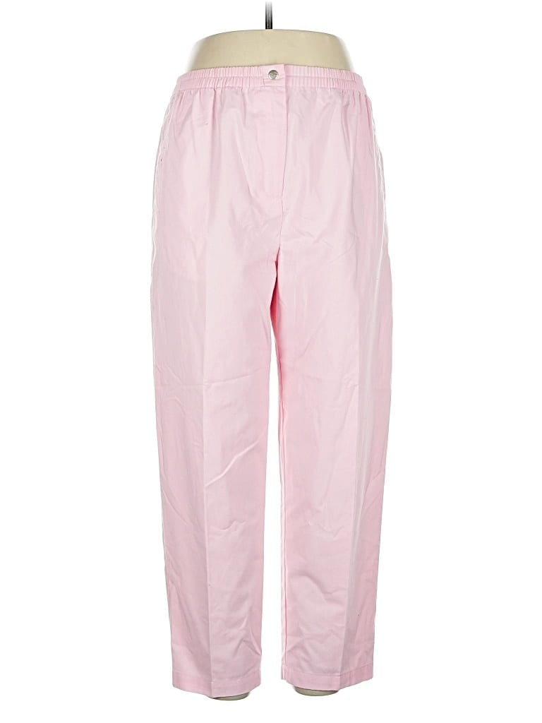 Pre-owned Karen Scott Casual Pants In Pink