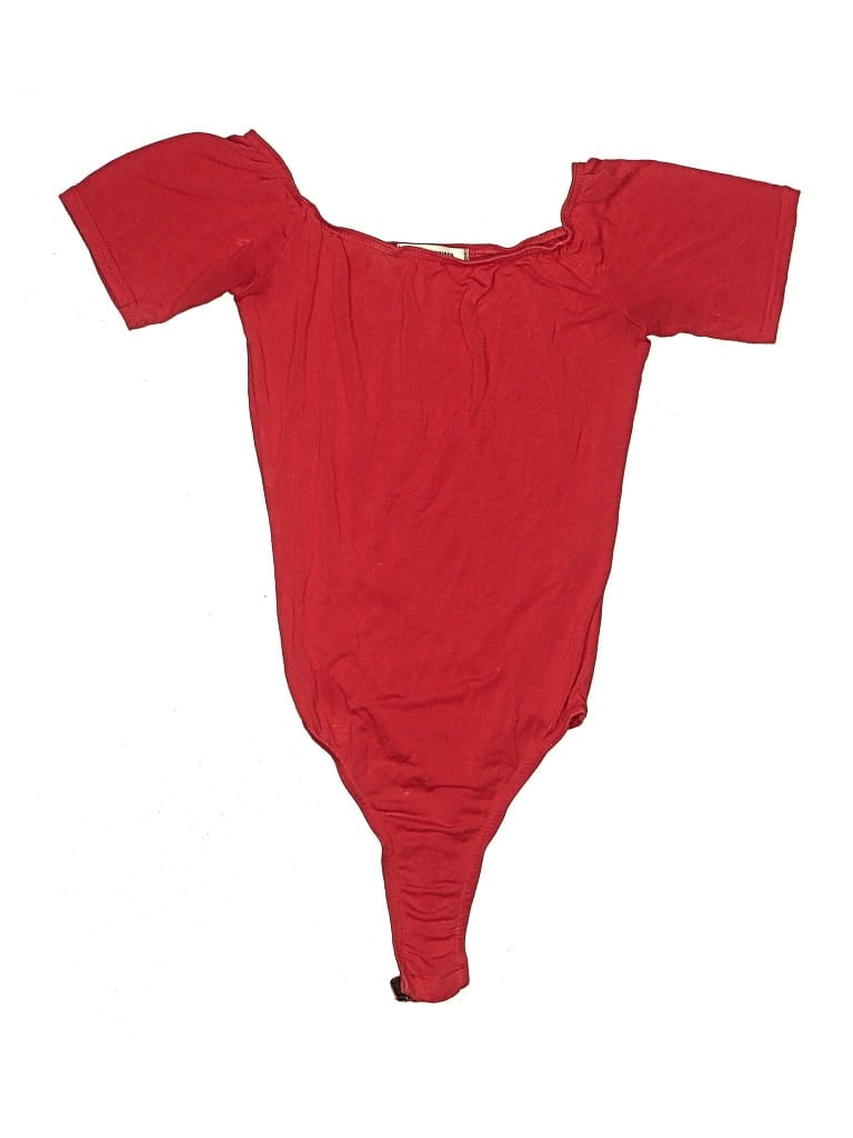 MISSGUIDED Pre-owned Bodysuit In Red