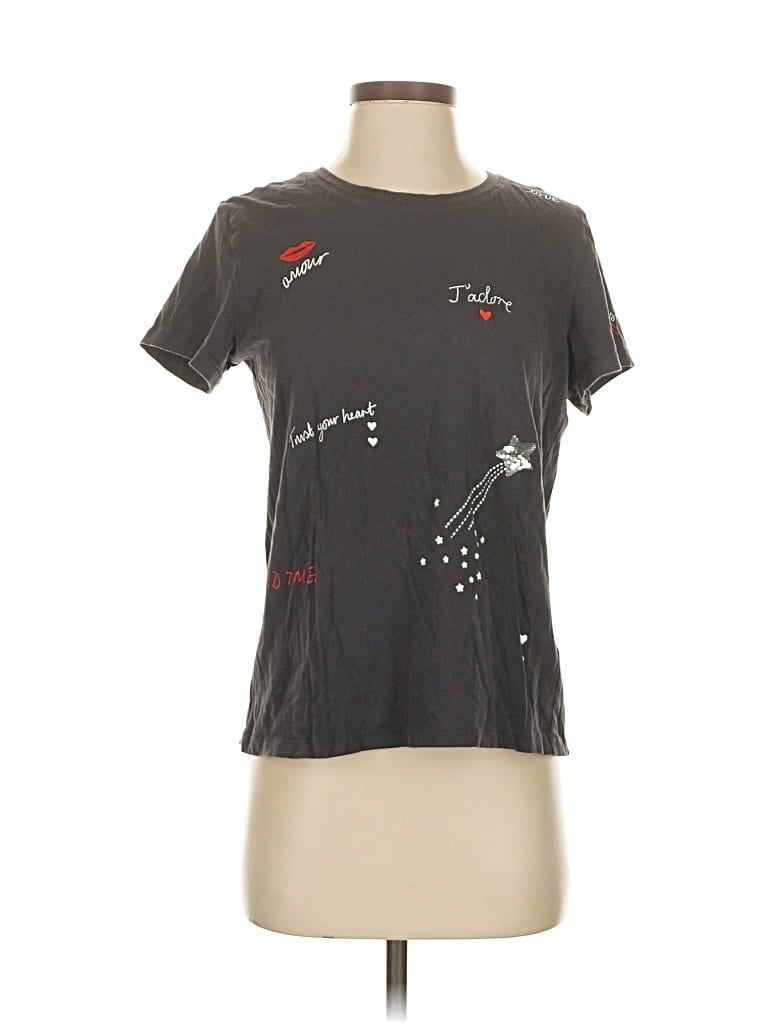 Pre-owned H&m L.o.g.g. Short Sleeve T-shirt In Gray