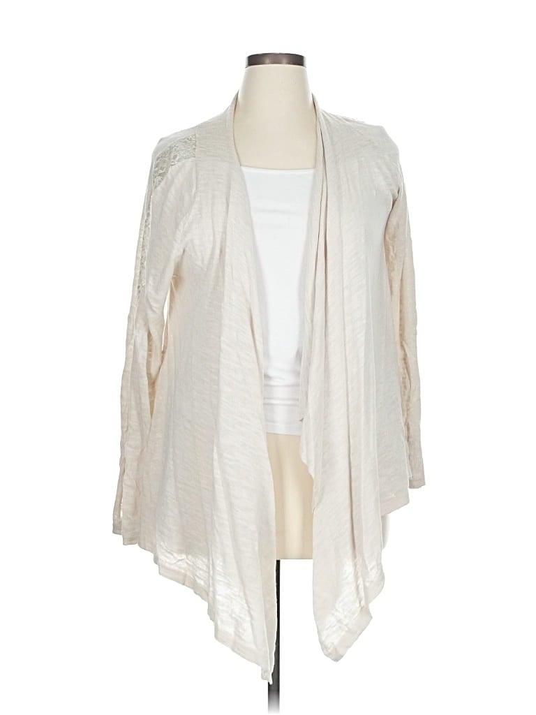 Pre-owned Knox Rose Cardigan Sweater In White