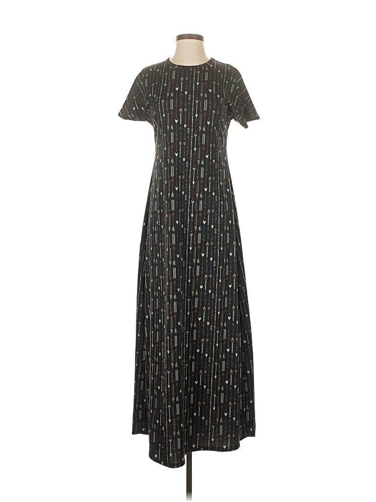 Pre-owned Lularoe Casual Dress In Gray