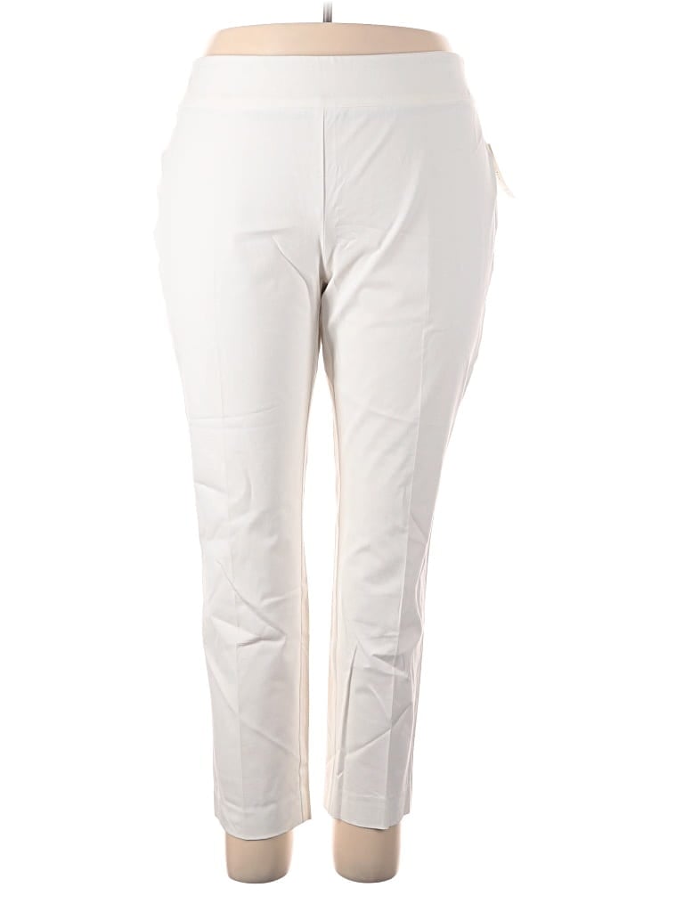 Pre-owned Crown & Ivy Casual Pants In White
