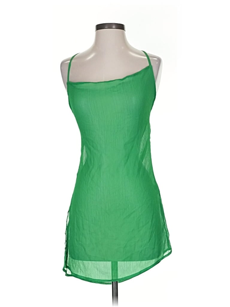 Pre-owned Assorted Brands Cocktail Dress In Green