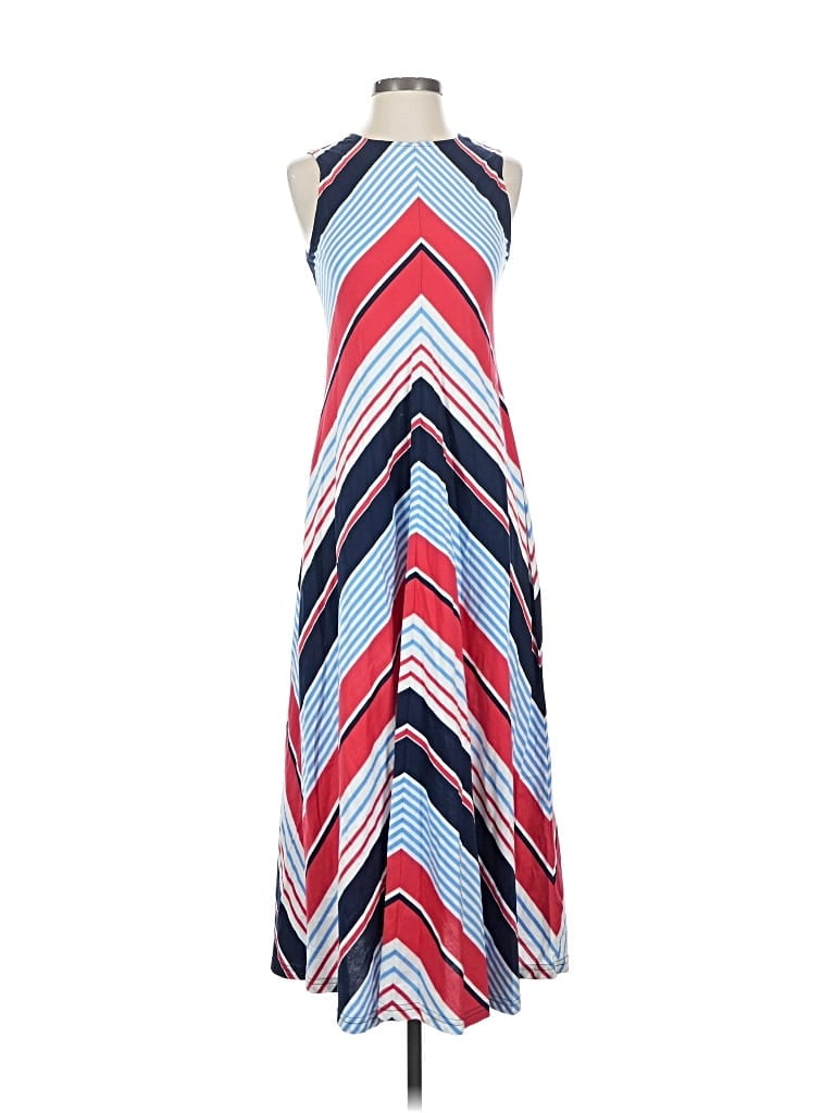 Pre-owned Chaps Casual Dress In Blue