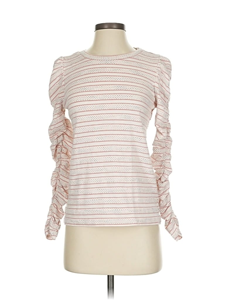 Pre-owned Ann Taylor Loft Cardigan Sweater In White