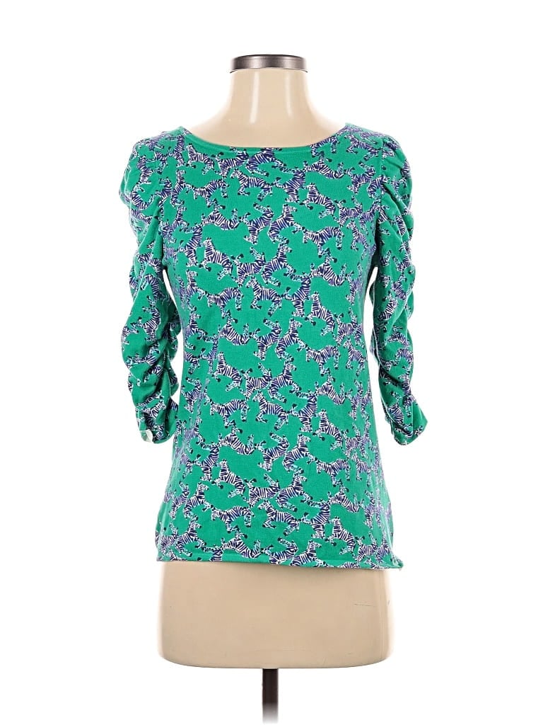 Pre-owned Lilly Pulitzer Cardigan Sweater In Green