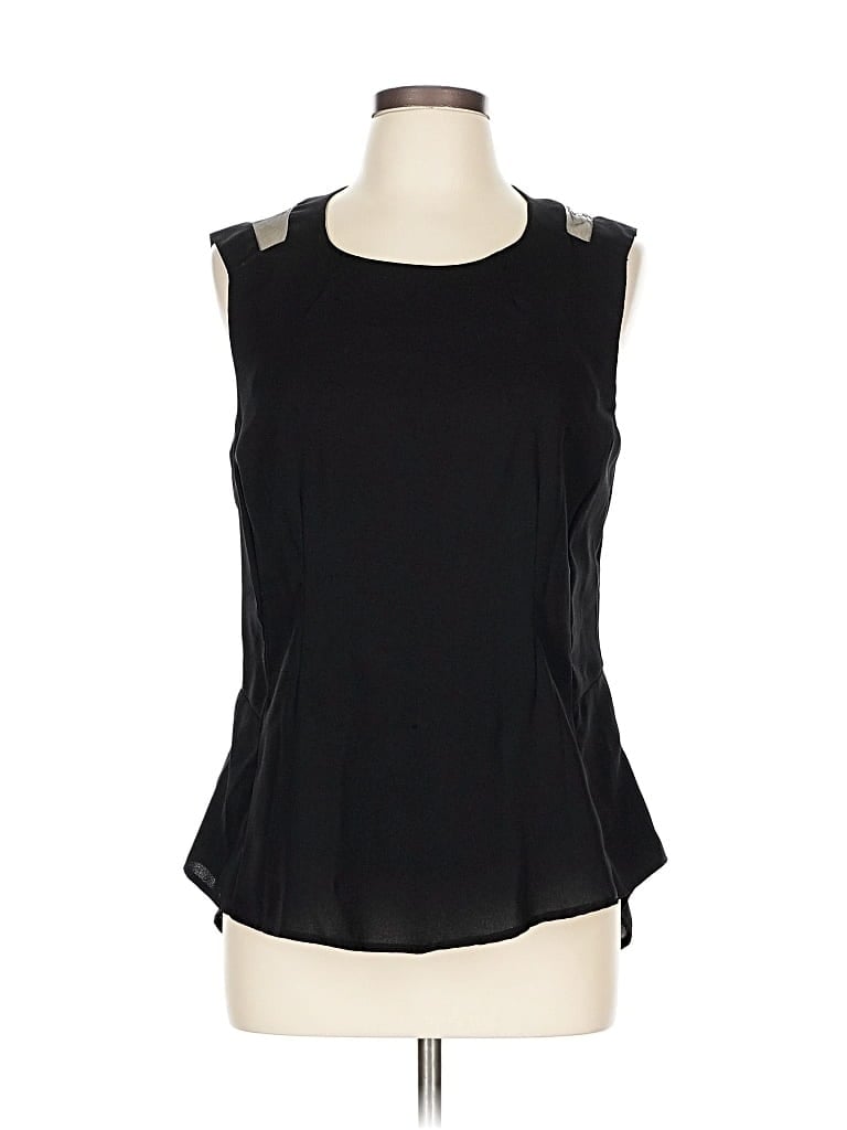 UNBRANDED Pre-owned Sleeveless T-shirt In Black