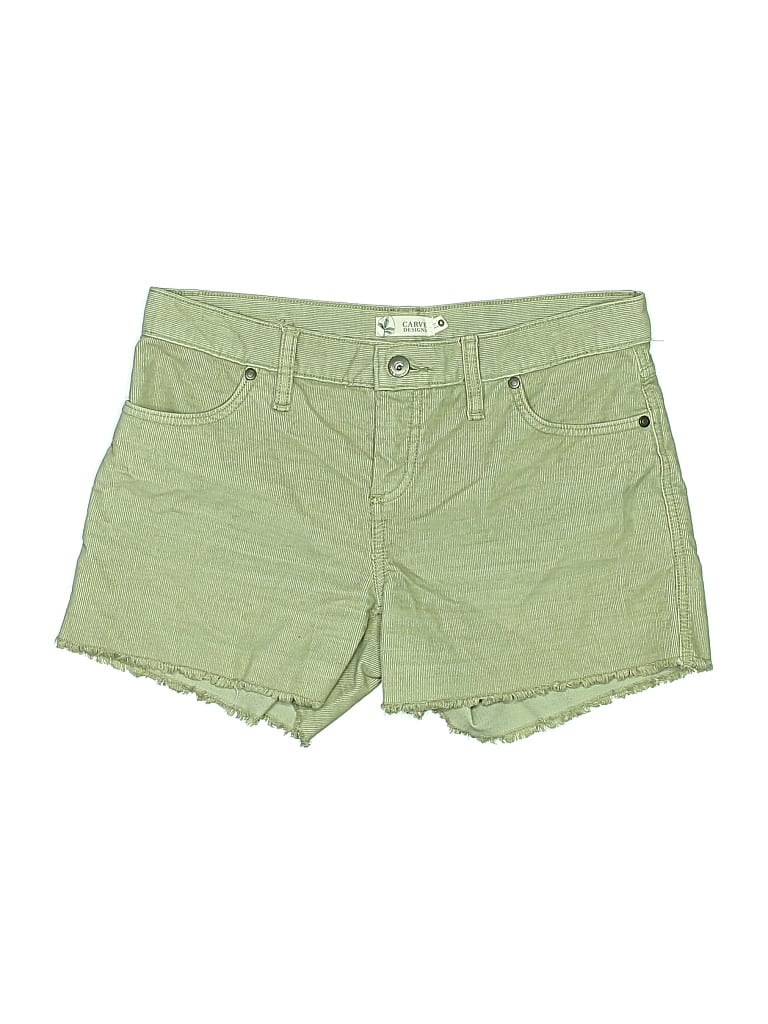 Pre-owned Carve Designs Khaki Shorts In Green